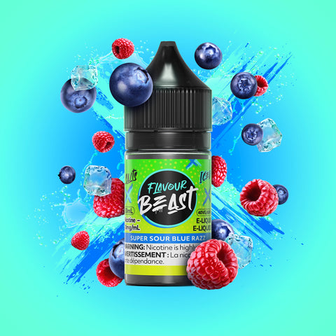 Super Sour Blue Razz Salt